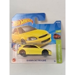 Hot Wheels 1:64 Honda Civic Type R (EK9) 1999 yellow